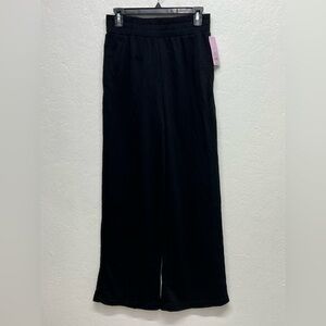 WILD Fable Unisex Black High-Rise Straight Leg Sweatpants-Black-Size S